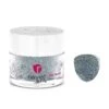 D511 Ash Silver Glitter Dip Powder -Revel Nail Store revel nail dip powder d511 ash 32462269153478
