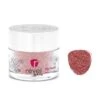 D536 Mistletoe (HH4) Red Glitter Dip Powder -Revel Nail Store revel nail dip powder d536 mistletoe hh4 32462448492742