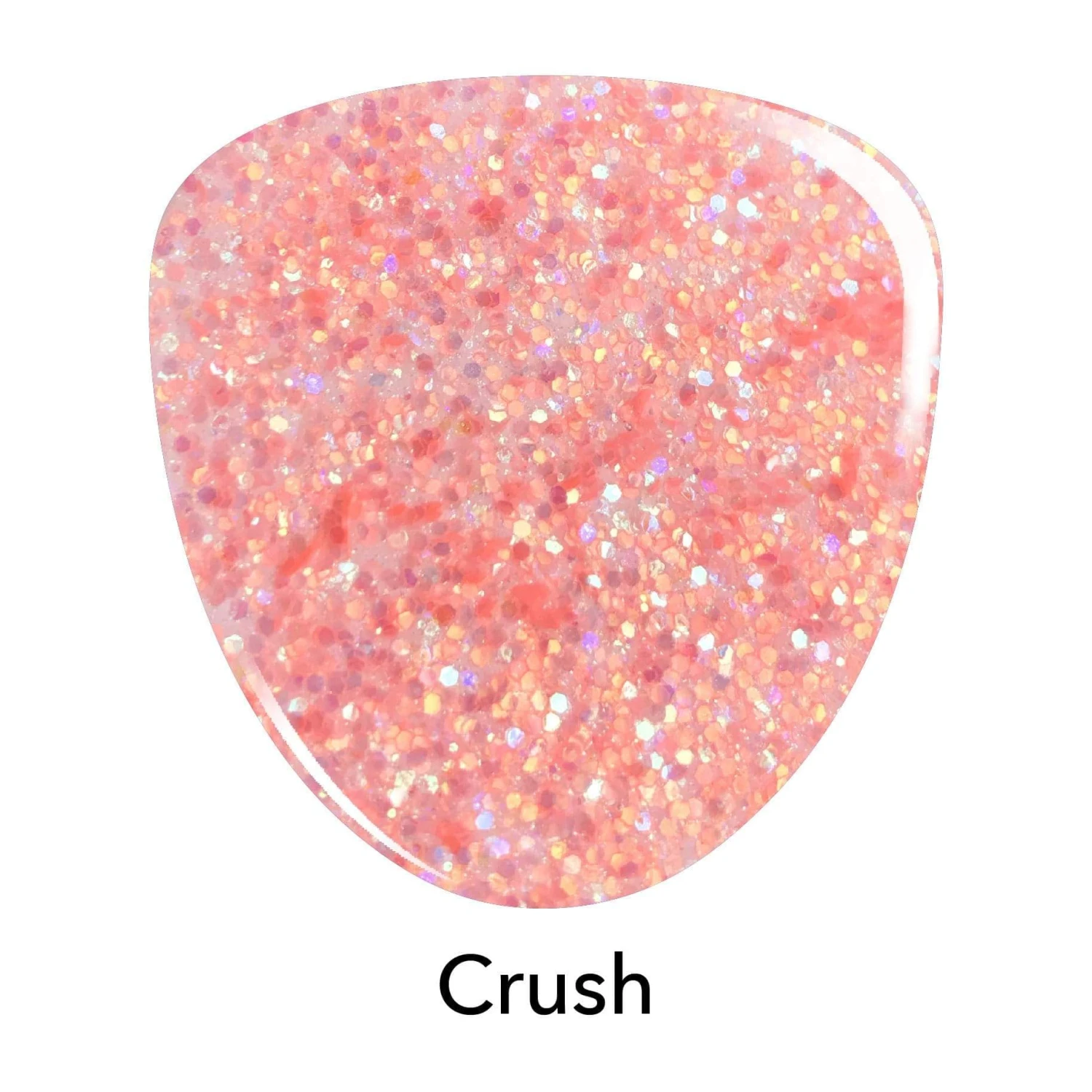 D545 Crush Peach Glitter Dip Powder 4 D545 Crush Peach Glitter Dip Powder - Image 3