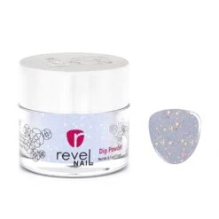 D674 Faerie Blue Glitter Dip Powder
