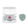D677 Taffy Teal Glitter Dip Powder -Revel Nail Store revel nail dip powder d677 taffy 32605680992454
