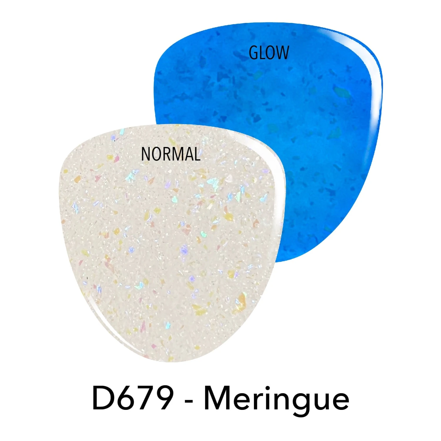 D679 Meringue White Shimmer Dip Powder 4 D679 Meringue White Shimmer Dip Powder - Image 2