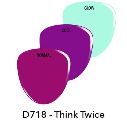 D718 Think Twice Pink Glow Dip Powder 4 D718 Think Twice Pink Glow Dip Powder - Image 2