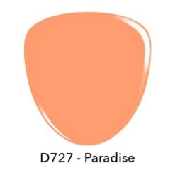 D727 Paradise Peach Crème Dip Powder -Revel Nail Store revel nail dip powder d727 paradise 33603212640454