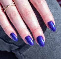 D728 Cyber Blue Shimmer Dip Powder -Revel Nail Store revel nail dip powder d728 cyber 33686245408966