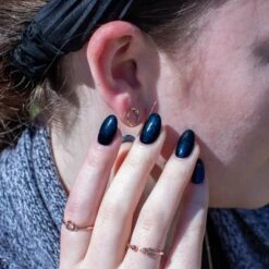 D729 Regatta Blue Glitter Dip Powder -Revel Nail Store revel nail dip powder d729 regatta 33603228532934