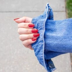 D731 Rumba Red Crème Dip Powder -Revel Nail Store revel nail dip powder d731 rumba 33603244359878