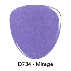 D734 Mirage Purple Glitter Dip Powder -Revel Nail Store revel nail dip powder d734 mirage 33603148579014