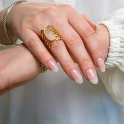 D737 Lotus Sheer Pink Crème Dip Powder -Revel Nail Store revel nail dip powder d737 lotus 33603132326086