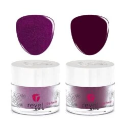 D741 Mantra + D547 Elderberry 0.5 OZ -Revel Nail Store revel nail dip powder d741 mantra d547 elderberry 0 5 oz 34122613915846
