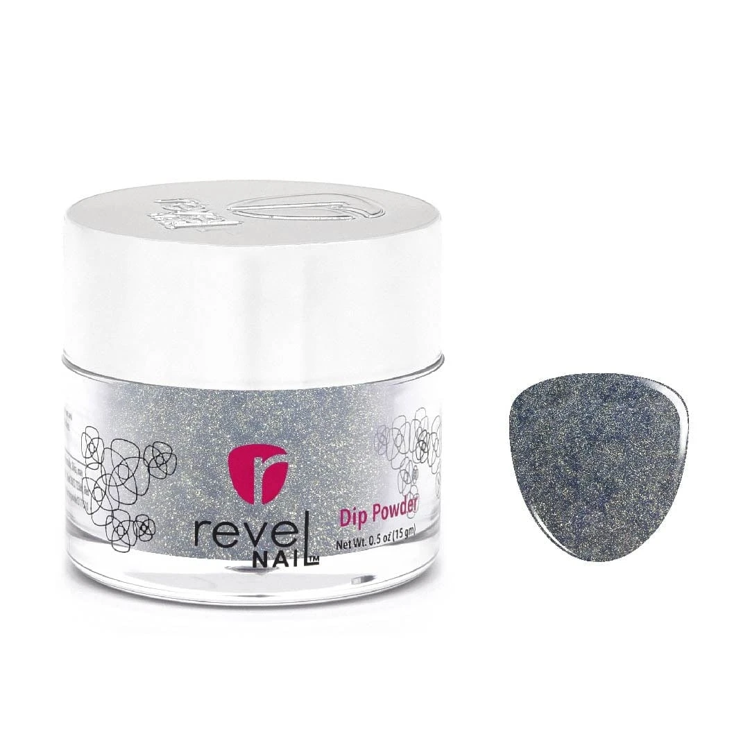 D85 Fascinated Blue Glitter Dip Powder 3 D85 Fascinated Blue Glitter Dip Powder