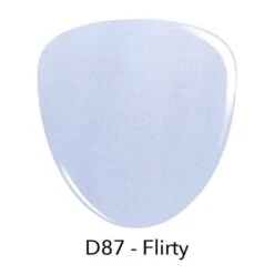 D87 Flirty Blue Shimmer Dip Powder -Revel Nail Store revel nail dip powder d87 flirty 30118633832646