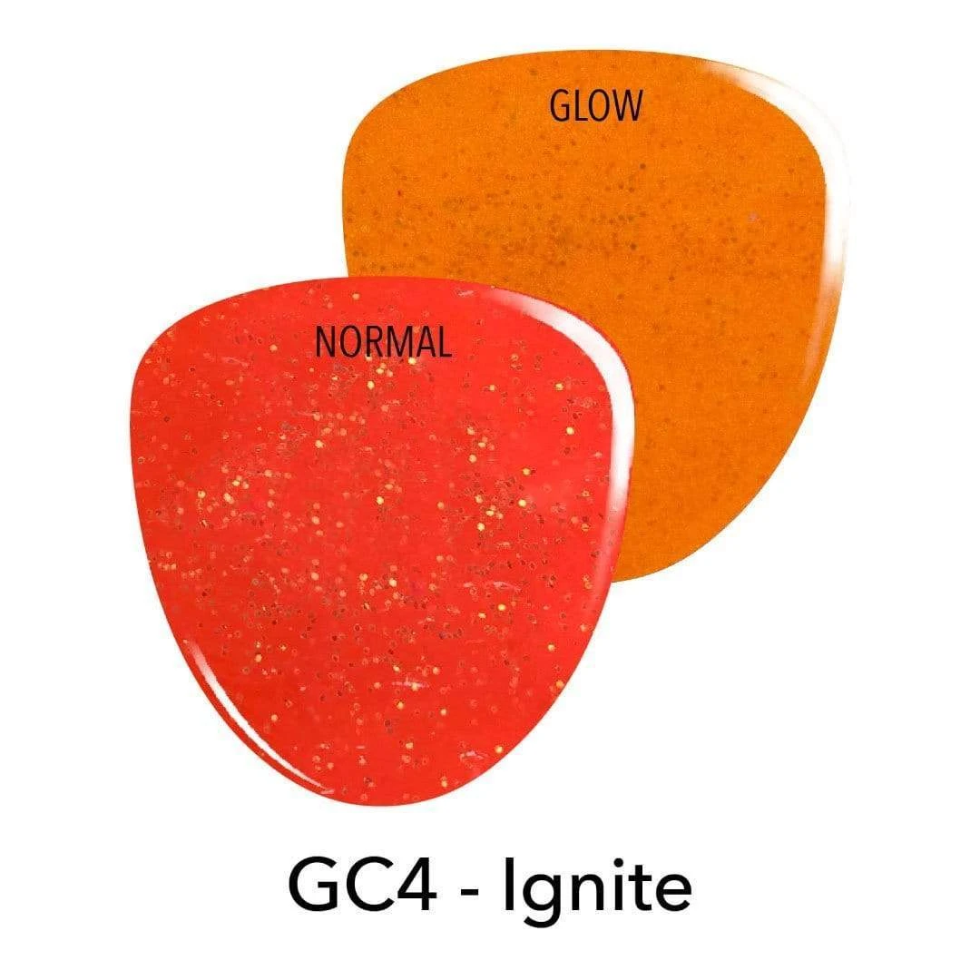 GC4 Ignite Orange Glitter Dip Powder 4 GC4 Ignite Orange Glitter Dip Powder - Image 2