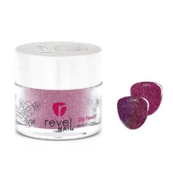 HC8 Raspberry Parade Pink Glitter Dip Powder