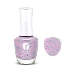 D670 Myth Pink Flake Nail Polish