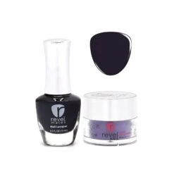 D370 Thief Blue Crème Nail Polish + Dip Powder Set