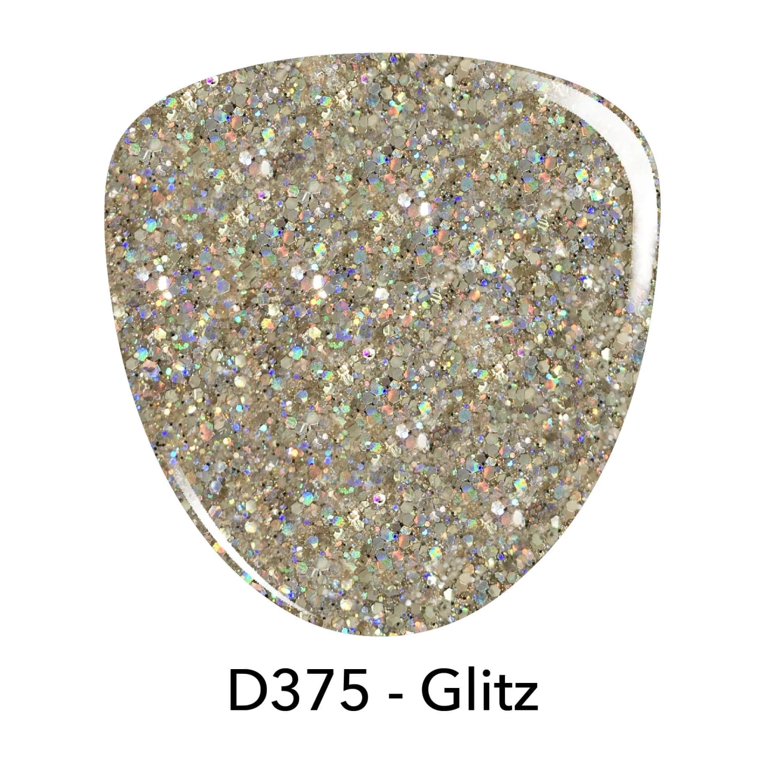 P375 Glitz Gold Glitter Nail Polish 4 P375 Glitz Gold Glitter Nail Polish - Image 2