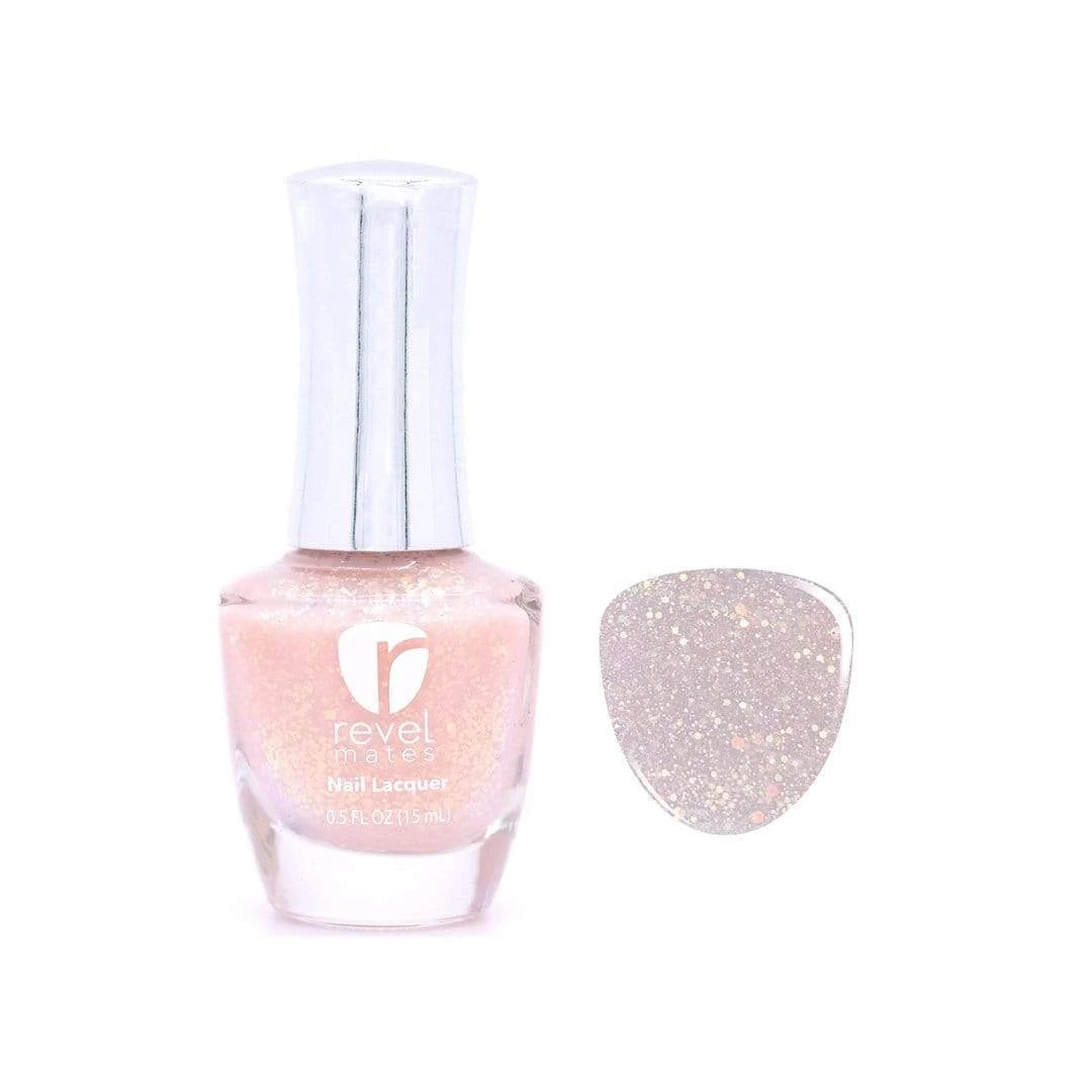D561 Divine Sheer Pink Glitter Nail Polish 3 D561 Divine Sheer Pink Glitter Nail Polish