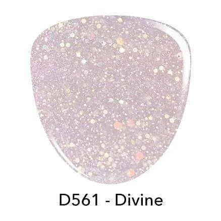D561 Divine Sheer Pink Glitter Nail Polish 4 D561 Divine Sheer Pink Glitter Nail Polish - Image 2