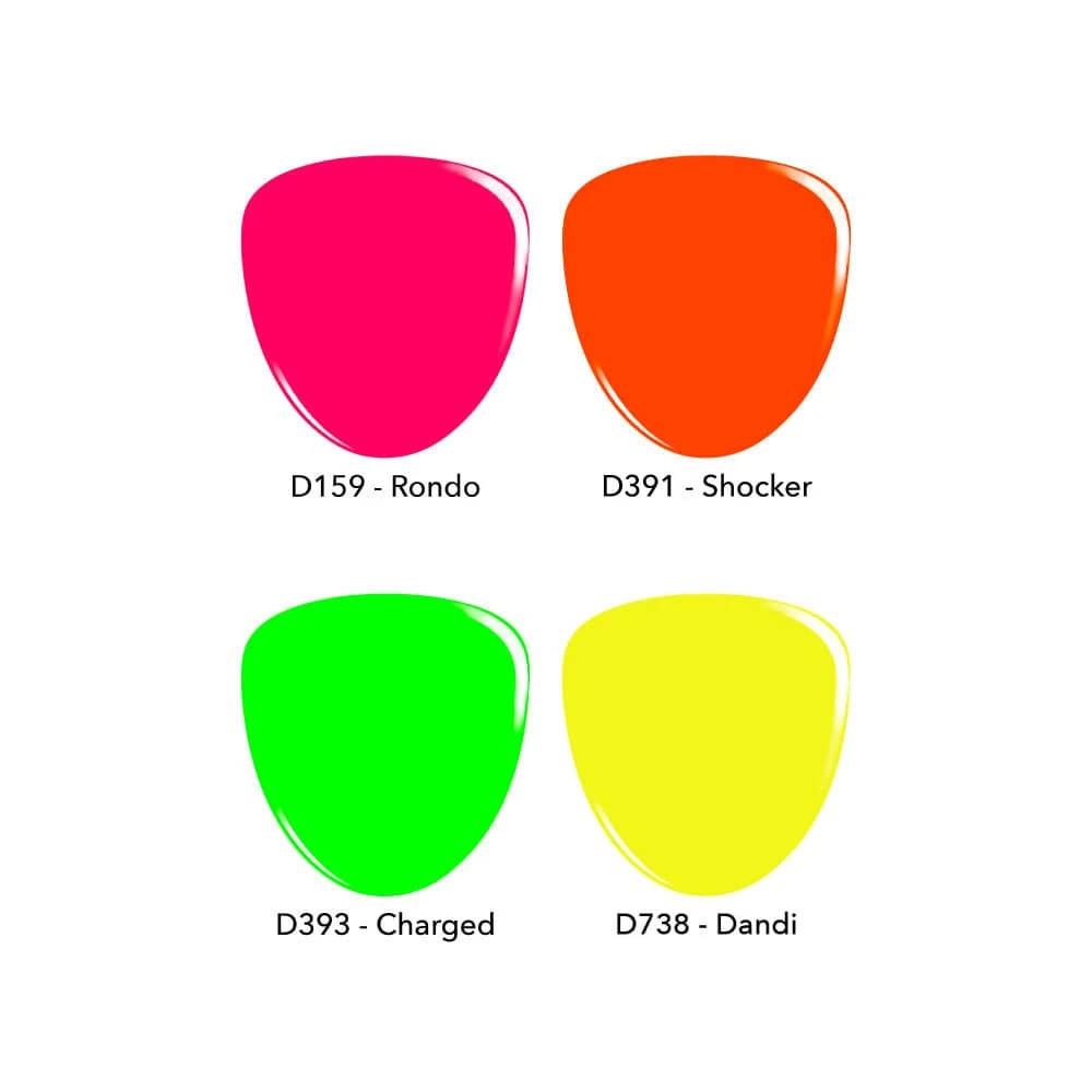 Under Neon Lights | Four Color Dip Powder Starter Kit 4 Under Neon Lights | Four Color Dip Powder Starter Kit - Image 2