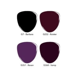 Gothic Noir | Four Color Gel Polish Starter Kit -Revel Nail Store starter kit gothic noir four color gel polish starter kit 36165051252934