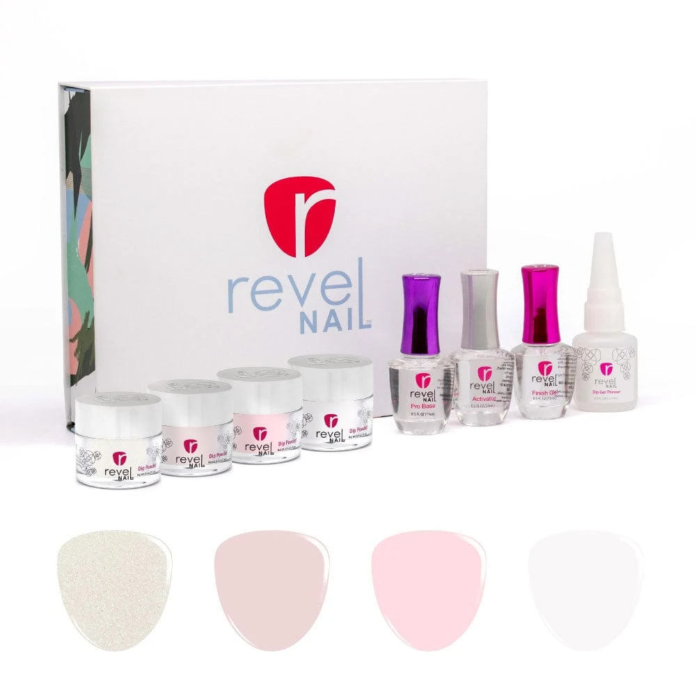 Revel Nail Sales Store -Revel Nail Store starter kits fabulous in french four color dip powder starter kit 35989053178054